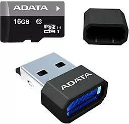 Карта пам'яті ADATA microSDHC 16GB Premier Class 10 UHS-I U1 (AUSDH16GUICL10-RM3BKBL) - фото Карта пам'яті ADATA microSDHC 16GB Premier Class 10 UHS-I U1 (AUSDH16GUICL10-RM3BKBL)