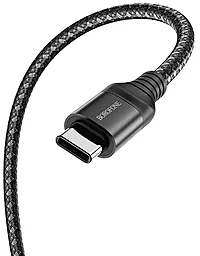 Кабель Borofone BX56 Delightful USB Type-C - Type-C 60w 3a 1.5м PD cable Black - мініатюра 2 Кабель Borofone BX56 Delightful USB Type-C - Type-C 60w 3a 1.5м PD cable Black - мініатюра 2