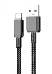 Кабель XO NB249 USB-A - Type-C 25w 5a 1м cable Black - фото Кабель XO NB249 USB-A - Type-C 25w 5a 1м cable Black