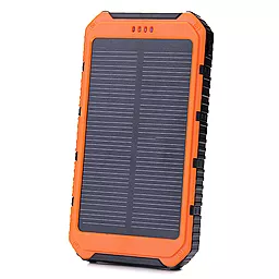 Повербанк MANGO IPX6 Armor waterproof solar, 6000mAh Black/Orange - фото Повербанк MANGO IPX6 Armor waterproof solar, 6000mAh Black/Orange