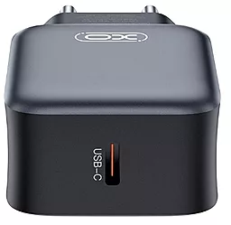Сетевое зарядное устройство XO L153 20w PD USB-C fast charger black - фото Сетевое зарядное устройство XO L153 20w PD USB-C fast charger black