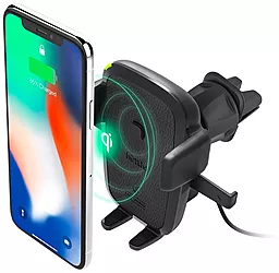 Держатель с беспроводной зарядкой iOttie One Touch 4 Wireless Qi Charging Vent Mount (HLCRIO135 / HLCRIO135AM) - фото Держатель с беспроводной зарядкой iOttie One Touch 4 Wireless Qi Charging Vent Mount (HLCRIO135 / HLCRIO135AM)