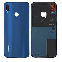 Задняя крышка корпуса Huawei P20 Lite / Nova 3e со стеклом камеры Original Blue