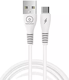 Кабель WUW X163 USB-A - Type-C 12w 2.4a 1м cable White