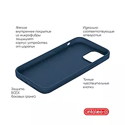 Чехол Intaleo SoftShell для Apple iPhone 12/12 Pro Royal Blue (1283126507120) - миниатюра 4