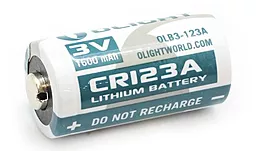 Батарея Olight CR123A 3.0V 1600mAh - мініатюра 2