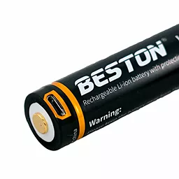 Акумулятор Beston 70M-35 18650 3500mAh Li-ion 1шт + micro-USB 3.7 V - мініатюра 3
