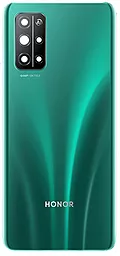 Задняя крышка корпуса Huawei Honor 30S со стеклом камеры, Original Green - фото Задняя крышка корпуса Huawei Honor 30S со стеклом камеры, Original Green