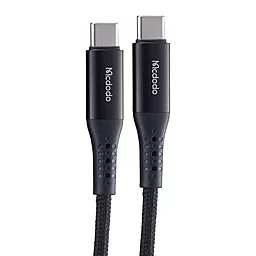 Кабель USB PD McDodo Nest Series Auto Power Off 100W 5A 1.2M USB Type-C - Type-C Cable Black (CA-3460) - миниатюра 4