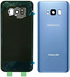 Задняя крышка корпуса Samsung Galaxy S8 Plus G955 со стеклом камеры Coral Blue