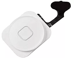 Шлейф iPhone 5 з кнопкою Home White - фото Шлейф iPhone 5 з кнопкою Home White