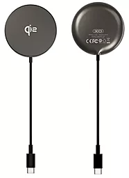 Беспроводное (индукционное) зарядное устройство XO CX029 QI2 15w wireless charger black - фото Беспроводное (индукционное) зарядное устройство XO CX029 QI2 15w wireless charger black