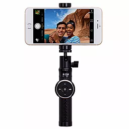 Моноподы, селфи-палки Momax Selfie Pro Bluetooth Selfie Pod 90cm Black (KMS4D) - фото Моноподы, селфи-палки Momax Selfie Pro Bluetooth Selfie Pod 90cm Black (KMS4D)