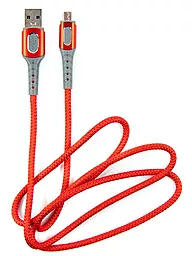 Кабель Dengos USB-A - micro USB 12w 2.4a 1м cable Red (NTK-M-LP-Red) - фото Кабель Dengos USB-A - micro USB 12w 2.4a 1м cable Red (NTK-M-LP-Red)