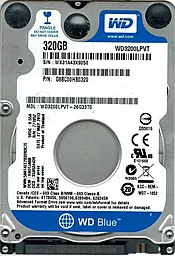 Жорсткий диск для ноутбука Western Digital Scorpio Blue 320 GB 2.5 (WD3200LPVT)