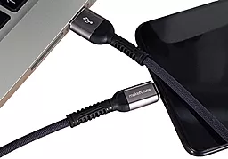 Кабель USB MAKE Denim 12W 2.4A micro USB Cable Grey (MCB-MD3GR) - миниатюра 5