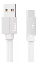 Кабель Remax Kerolla USB-A - Type-C 12w 2.4a 2м cable White (RC-094a) - фото Кабель Remax Kerolla USB-A - Type-C 12w 2.4a 2м cable White (RC-094a)