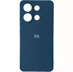 Чохол Silicone Case Full Camera для Xiaomi Redmi Note 13 Pro 4G Navy Blue - фото Чохол Silicone Case Full Camera для Xiaomi Redmi Note 13 Pro 4G Navy Blue