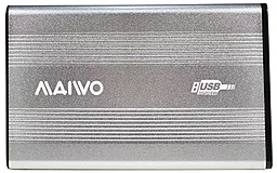 Карман для HDD Maiwo K2501A-U2S Silver