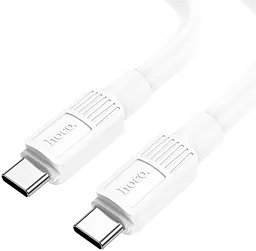 Кабель Hoco X84 USB Type-C - Type-C 60w 3a 1м PD cable White - фото Кабель Hoco X84 USB Type-C - Type-C 60w 3a 1м PD cable White