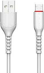 Кабель Jellico MT-10 USB-A - micro USB 15w 3a 1м cable White - фото Кабель Jellico MT-10 USB-A - micro USB 15w 3a 1м cable White