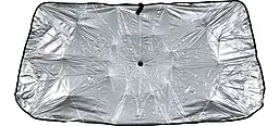 Автомобільна Сонцезахисна Парасолька 120x65 см Black and Silver