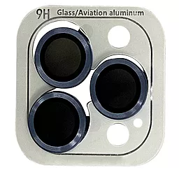 Защитное стекло Epik Metal Classic на камеру для Apple iPhone 12 Pro Max Pacific Blue