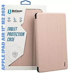 Чехол для планшета BeCover Smart Case для Apple iPad Air 11" M2 2024, M3 2025 Pink (711595) - фото Чехол для планшета BeCover Smart Case для Apple iPad Air 11" M2 2024, M3 2025 Pink (711595)