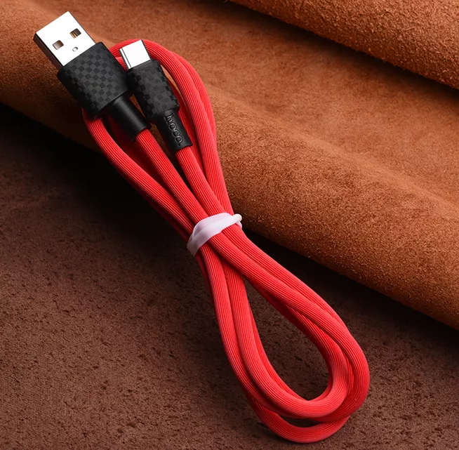Кабель Hoco X29 Superior Style USB-A - Type-C 10w 1м cable Red - фото 4