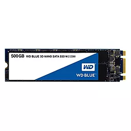 SSD Накопитель Western Digital Blue 500 GB M.2 2280 SATA 3 (WDS500G2B0B)