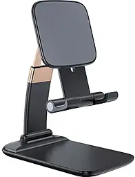 Настольная подставка ESSAGER Knight Foldable Desk Mobile Stand (Plastic) Black (EZJZM-QSSJ01) - фото Настольная подставка ESSAGER Knight Foldable Desk Mobile Stand (Plastic) Black (EZJZM-QSSJ01)