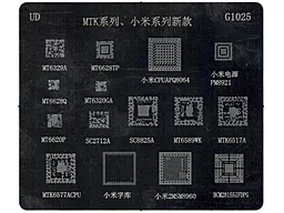 BGA трафарет (для реболлинга) (PRC) G1025 15 в 1 для China-phone universal MT6589WK/MT6517A/MT6577A