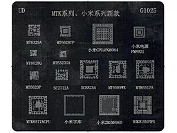 BGA трафарет (для реболлинга) (PRC) G1025 15 в 1 для China-phone universal MT6589WK/MT6517A/MT6577A - фото BGA трафарет (для реболлинга) (PRC) G1025 15 в 1 для China-phone universal MT6589WK/MT6517A/MT6577A
