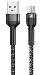 Кабель USB Remax Jany 2.4 micro USB Cable Black (RC-124m)