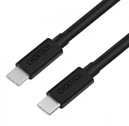 USB PD Кабель Choetech 3M USB Type C - Type C Cable Black (CC0004) - мініатюра 3