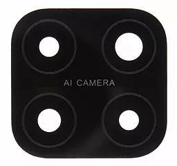 Стекло камеры Oppo A15s Black - фото Стекло камеры Oppo A15s Black