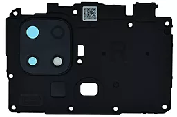Стекло камеры Xiaomi Redmi 10C / Redmi 10 (India) / Redmi 10 Power / Poco C40 с рамкой для материнской платы Original Black