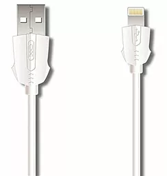 Кабель XO NB9 USB-A - Lightning 12w 2.4a 1м cable White - фото Кабель XO NB9 USB-A - Lightning 12w 2.4a 1м cable White