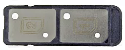 Держатель (лоток) Сим карты Sony Xperia XA F3112 / F3116 Dual Sim Black