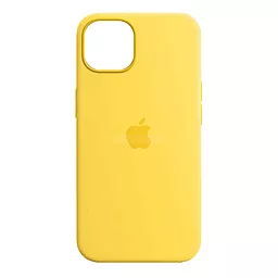 Чехол Silicone Case Full для Apple iPhone 14 Lemon Zest