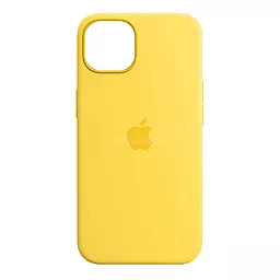 Чехол Silicone Case Full для Apple iPhone 14 Lemon Zest - фото Чехол Silicone Case Full для Apple iPhone 14 Lemon Zest