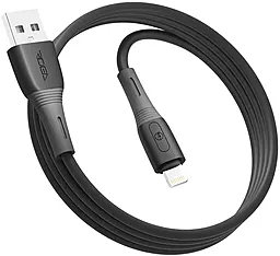 Кабель Ridea RC-M133 Spring USB-A - Lightning 12w 2.4a 1м cable Black - фото Кабель Ridea RC-M133 Spring USB-A - Lightning 12w 2.4a 1м cable Black
