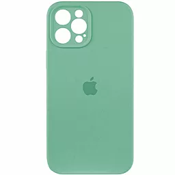 Чохол Silicone Case Full Camera для Apple iPhone 12 Pro Max Spearmint - фото Чохол Silicone Case Full Camera для Apple iPhone 12 Pro Max Spearmint