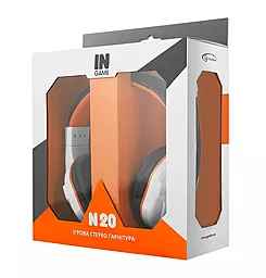 Навушники Gemix N20 White/Black/Orange - мініатюра 5