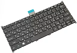 Клавиатура для ноутбука Acer Aspire E3-111 E3-112 V5-121 V5-122 V5-122P V5-131 V5-171 без рамки прямой Enter 9Z.N9RSW.00R черная