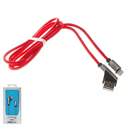 Кабель Konfulon S68 USB-A - Lightning 10.5w 1м cable Red - фото Кабель Konfulon S68 USB-A - Lightning 10.5w 1м cable Red