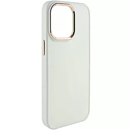 Чехол Epik TPU Bonbon Metal Style для Apple iPhone 14 Pro Max (6.7") White