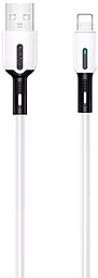 Кабель Usams U51 Silicone USB-A - Lightning 10w 1м cable White - фото Кабель Usams U51 Silicone USB-A - Lightning 10w 1м cable White