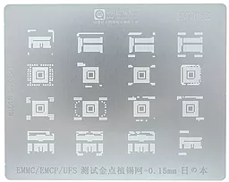 BGA трафарет (для реболлинга) Amaoe EMMC2 0.15 мм - фото BGA трафарет (для реболлинга) Amaoe EMMC2 0.15 мм