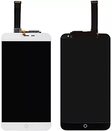 Дисплей Meizu MX4 (M461) з тачскріном, White - фото Дисплей Meizu MX4 (M461) з тачскріном, White